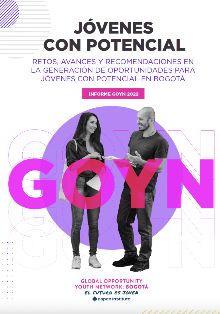 Informe 2022 – Jóvenes Con Potencial: Retos, avances y recomendaciones en la generación de oportunidades para jóvenes con potencial en Bogotá